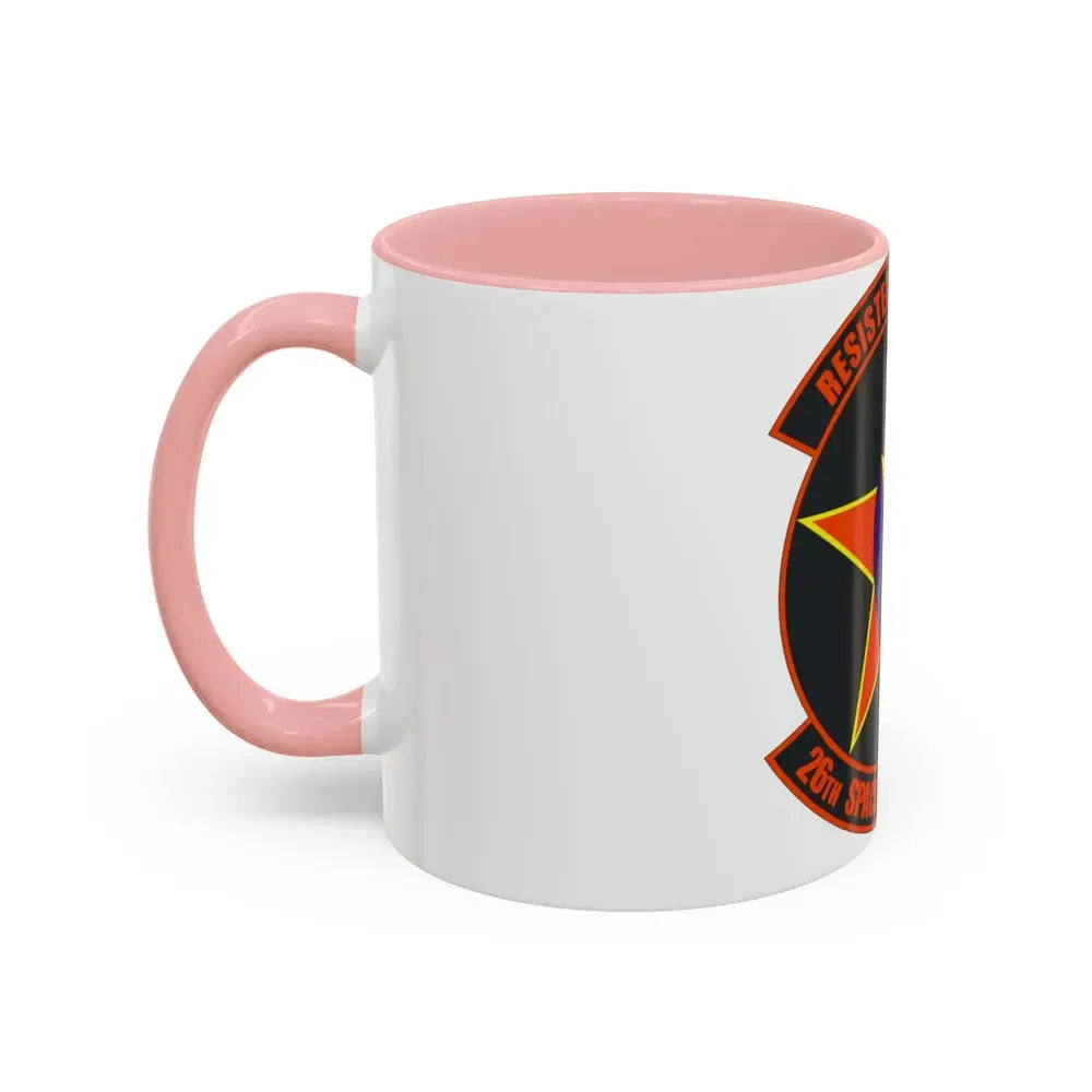 26th Space Aggressor Squadron (U.S. Air Force) Accent Coffee Mug - Go Mug Yourself