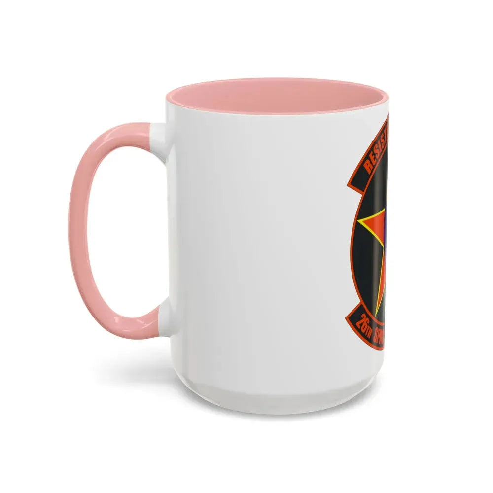 26th Space Aggressor Squadron (U.S. Air Force) Accent Coffee Mug - Go Mug Yourself