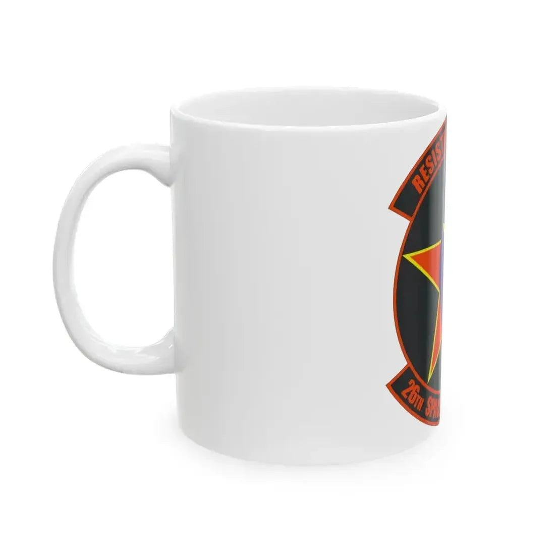 26th Space Aggressor Squadron (U.S. Air Force) White Coffee Mug - Go Mug Yourself