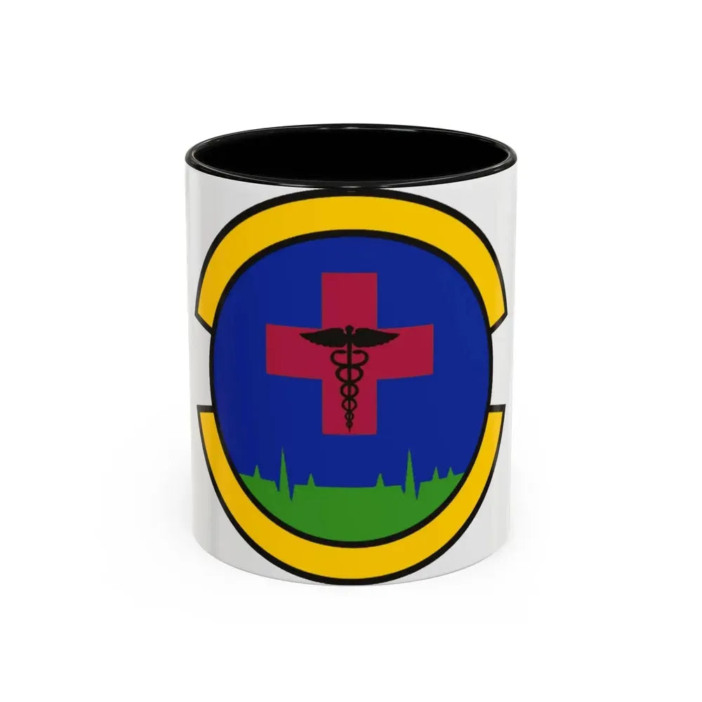 27 Special Operations Healthcare Operations Squadron AFSOC (U.S. Air Force) Accent Coffee Mug 11oz Black - Go Mug Yourself