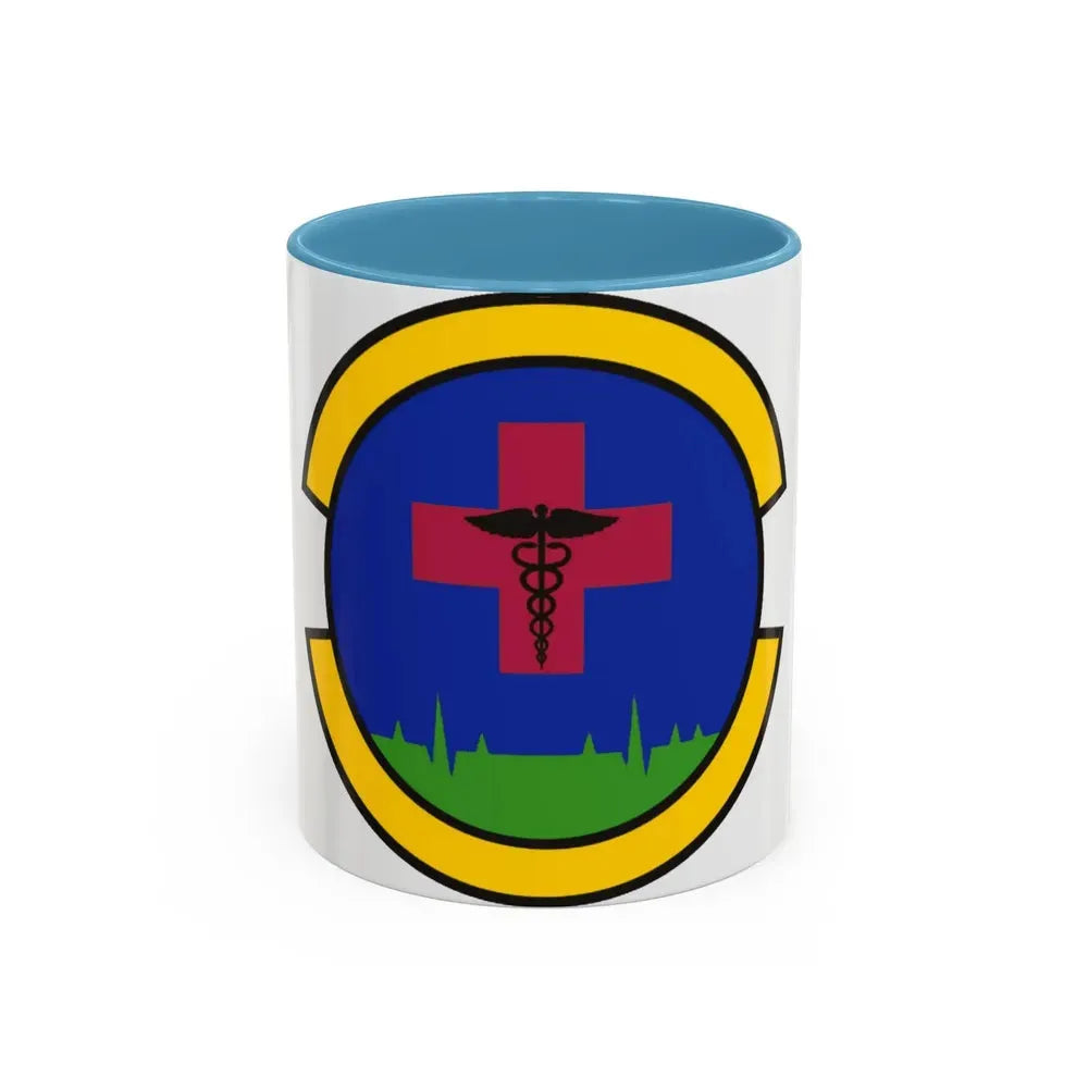27 Special Operations Healthcare Operations Squadron AFSOC (U.S. Air Force) Accent Coffee Mug 11oz Light Blue - Go Mug Yourself