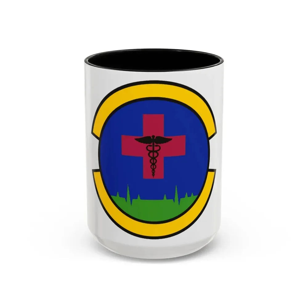 27 Special Operations Healthcare Operations Squadron AFSOC (U.S. Air Force) Accent Coffee Mug 15oz Black - Go Mug Yourself