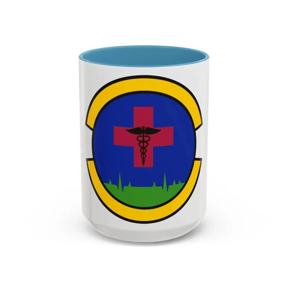 27 Special Operations Healthcare Operations Squadron AFSOC (U.S. Air Force) Accent Coffee Mug 15oz Light Blue - Go Mug Yourself