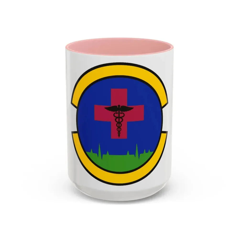 27 Special Operations Healthcare Operations Squadron AFSOC (U.S. Air Force) Accent Coffee Mug 15oz Pink - Go Mug Yourself