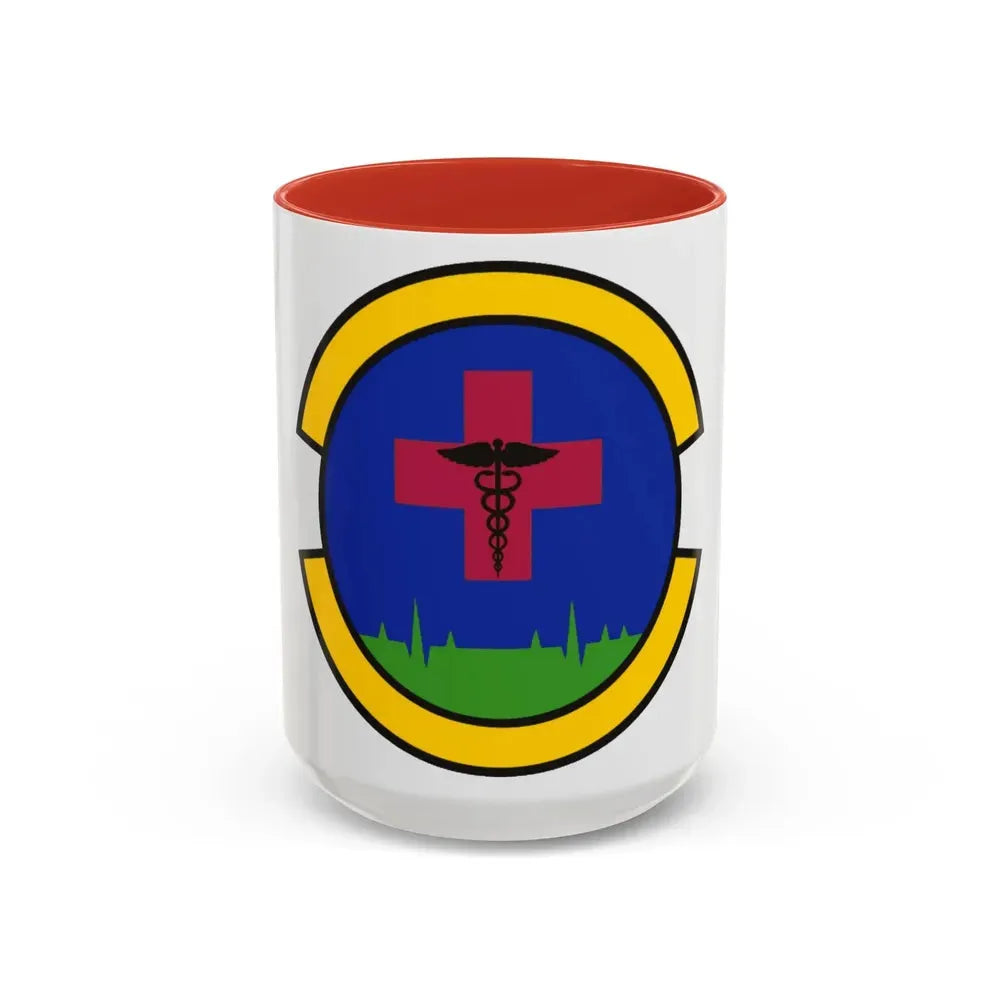 27 Special Operations Healthcare Operations Squadron AFSOC (U.S. Air Force) Accent Coffee Mug 15oz Red - Go Mug Yourself