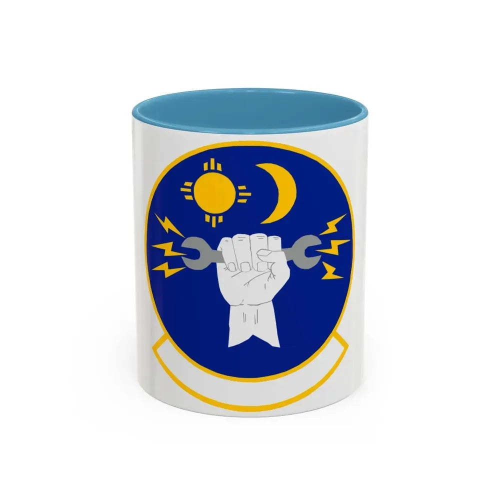 27 Special Operations Maintenance Squadron AFSOC (U.S. Air Force) Accent Coffee Mug 11oz Light Blue - Go Mug Yourself