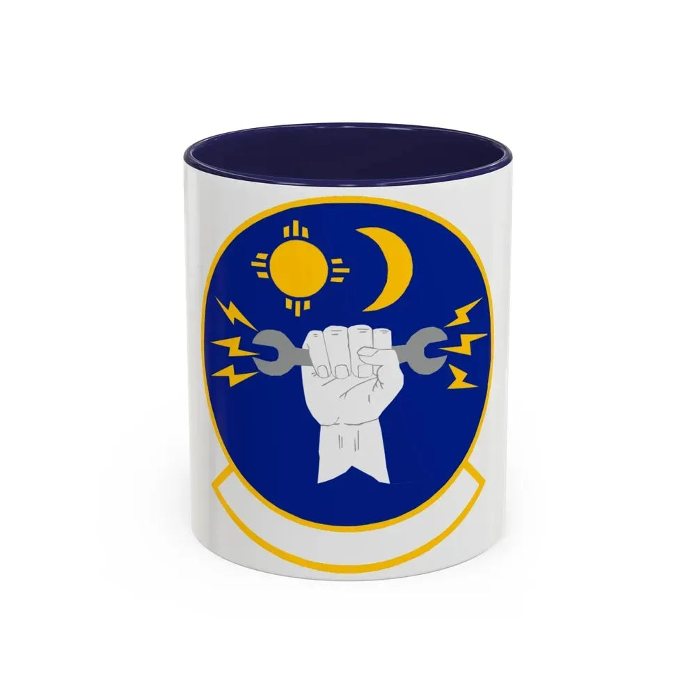 27 Special Operations Maintenance Squadron AFSOC (U.S. Air Force) Accent Coffee Mug 11oz Navy - Go Mug Yourself