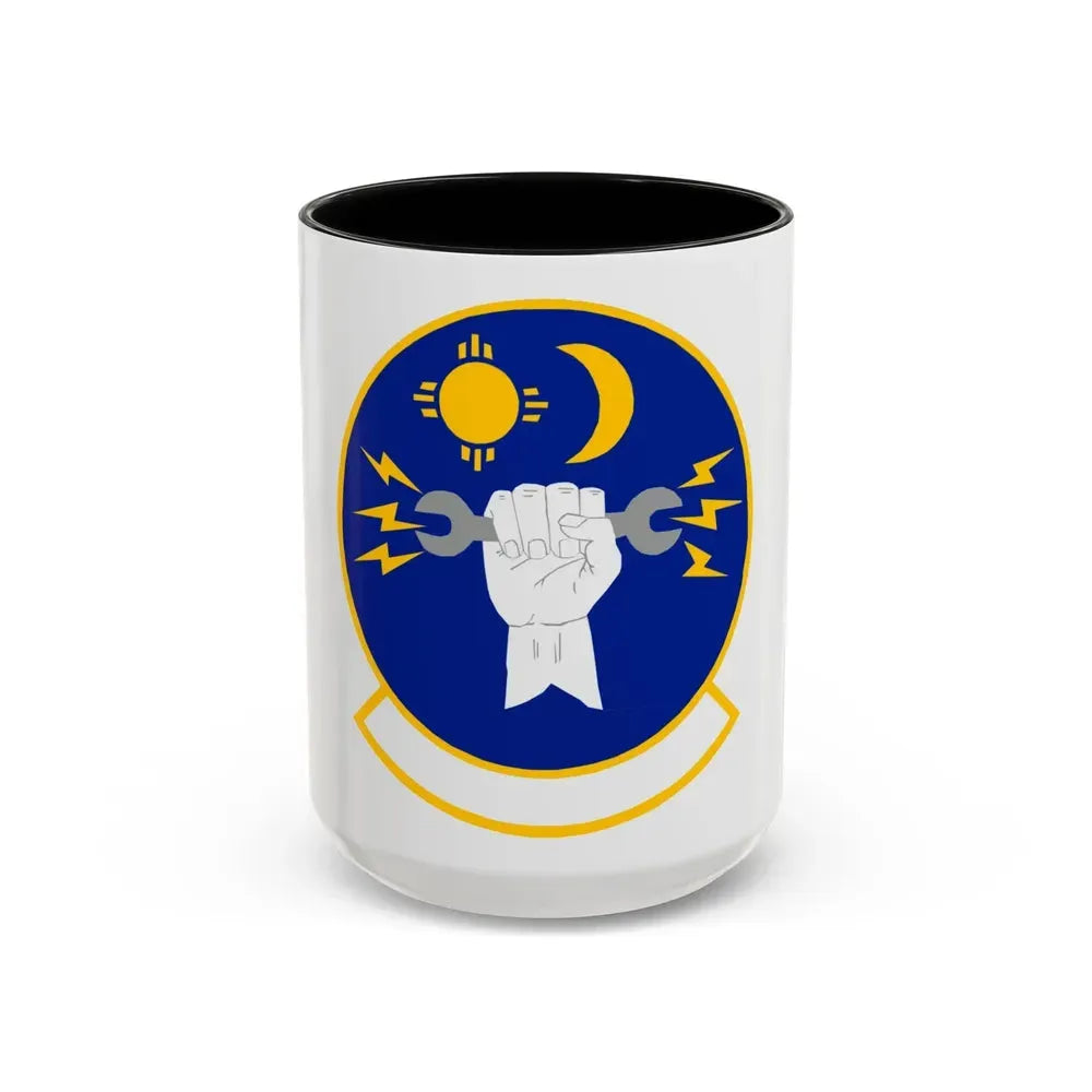 27 Special Operations Maintenance Squadron AFSOC (U.S. Air Force) Accent Coffee Mug 15oz Black - Go Mug Yourself