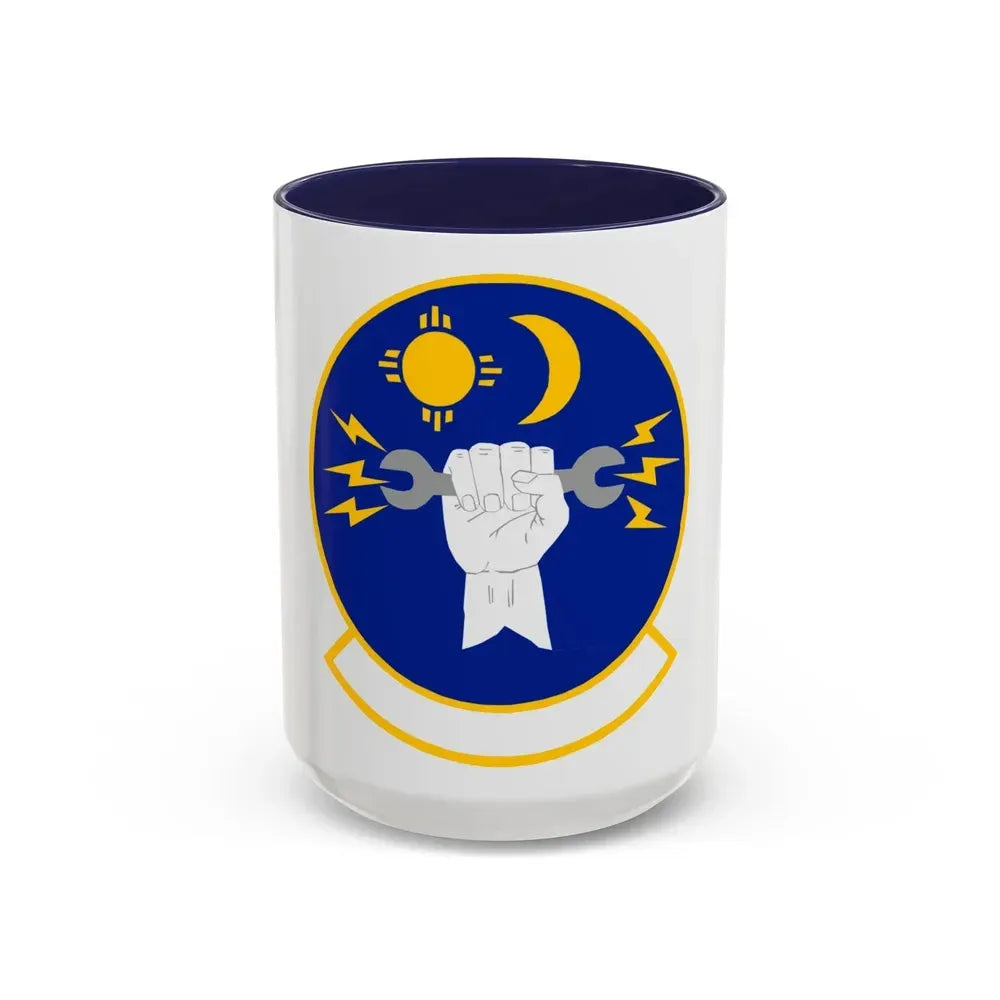 27 Special Operations Maintenance Squadron AFSOC (U.S. Air Force) Accent Coffee Mug 15oz Navy - Go Mug Yourself