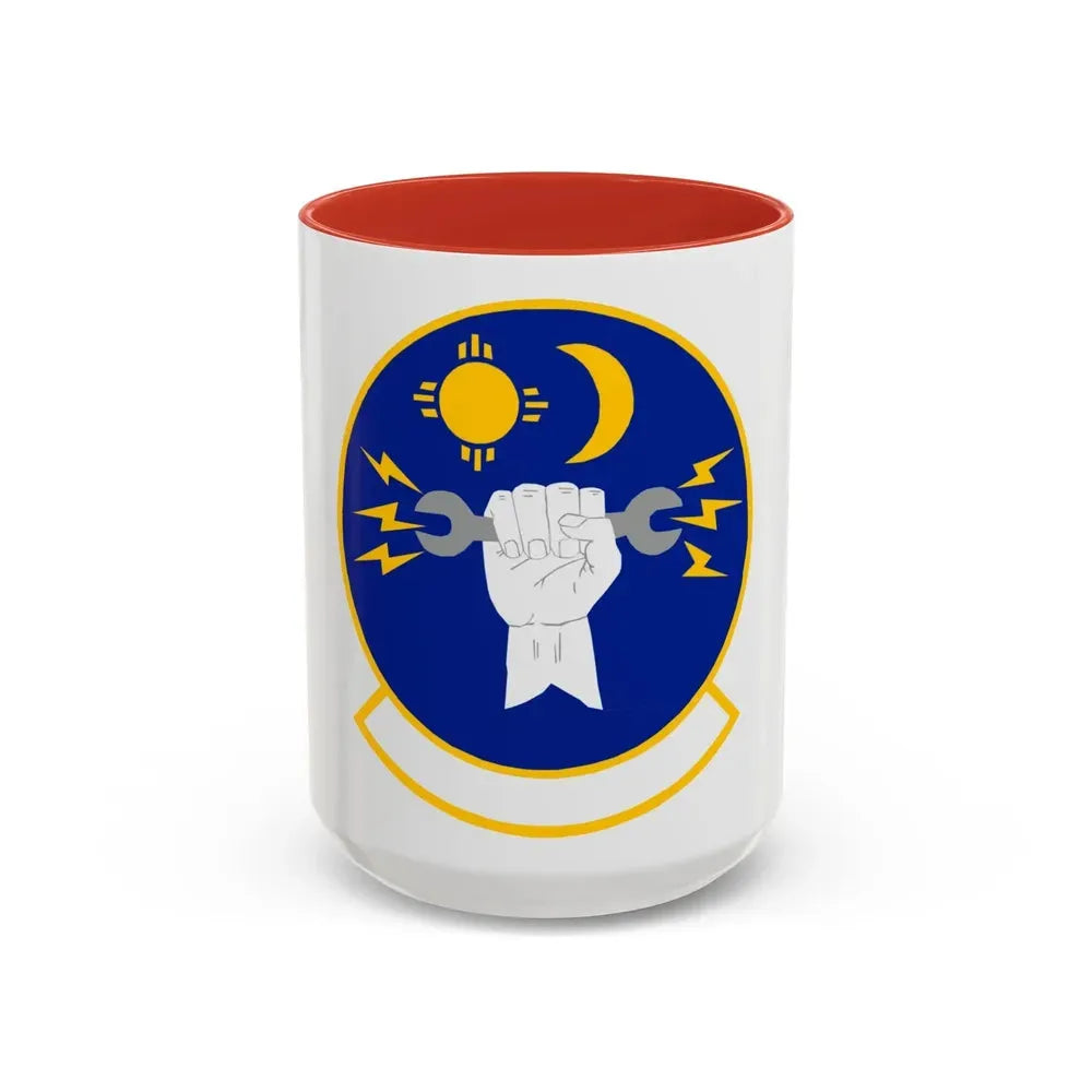 27 Special Operations Maintenance Squadron AFSOC (U.S. Air Force) Accent Coffee Mug 15oz Red - Go Mug Yourself
