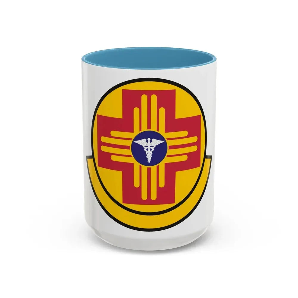 27 Special Operations Medical Readiness Squadron AFSOC (U.S. Air Force) Accent Coffee Mug 15oz Light Blue - Go Mug Yourself