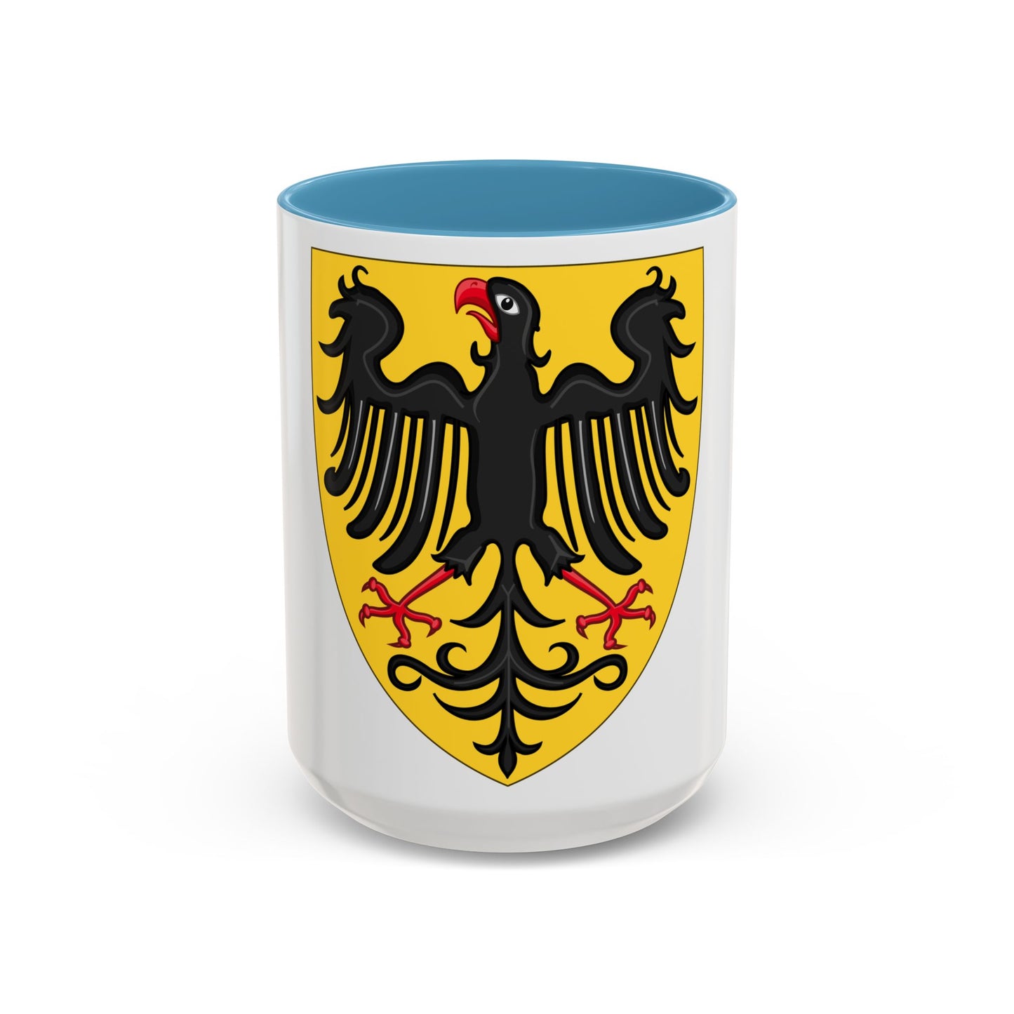 Shield and Coat of Arms of the Holy Roman Emperor (c.1300-c.1400) - Accent Coffee Mug