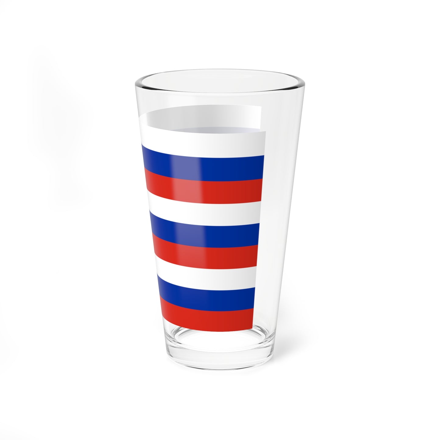 Flag of Russia 9 Stripes (Russia) Pint Glass 16oz