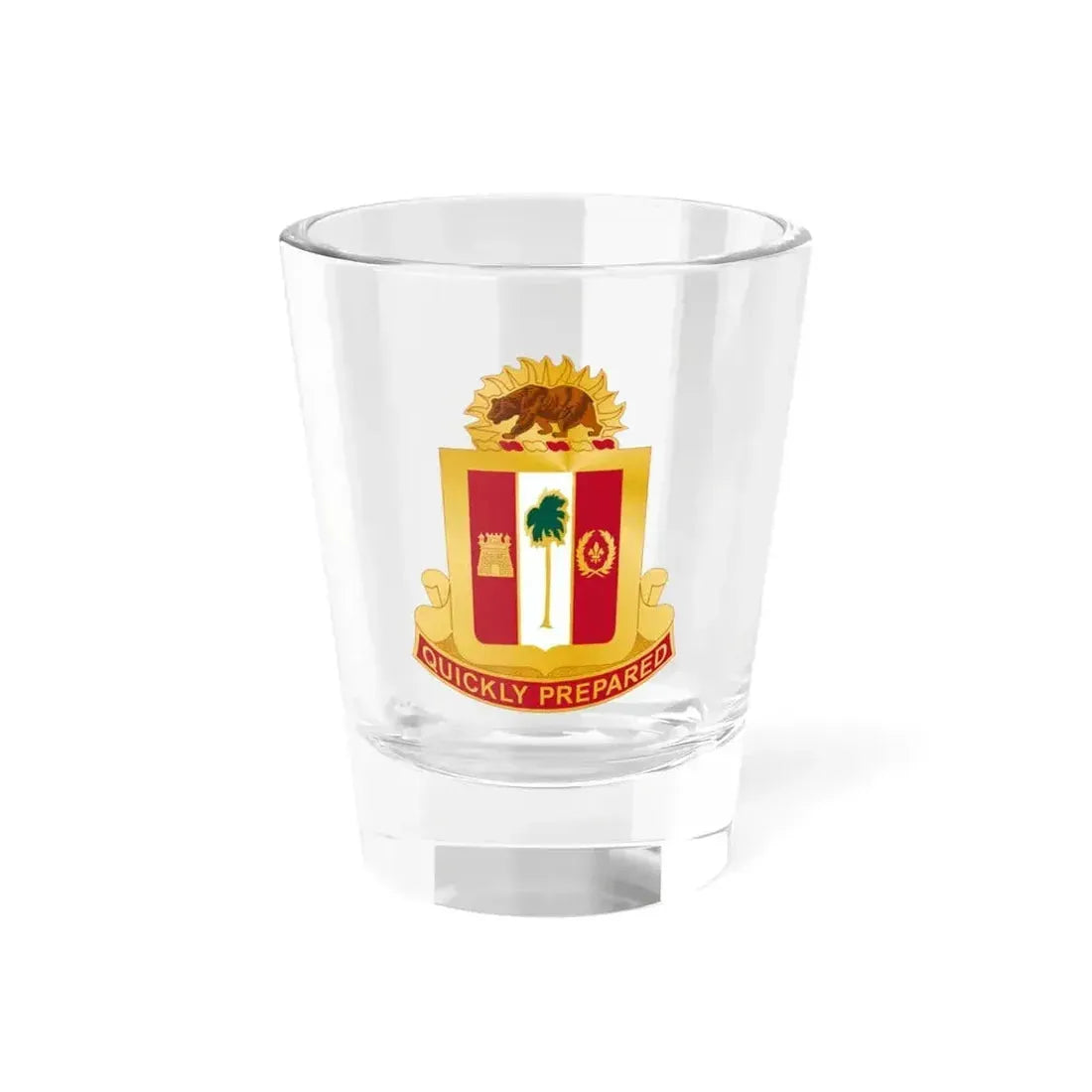271st Antiaircraft Artillery Gun Battalion (U.S. Army) Shot Glass 1.5oz 1.5oz - Go Mug Yourself
