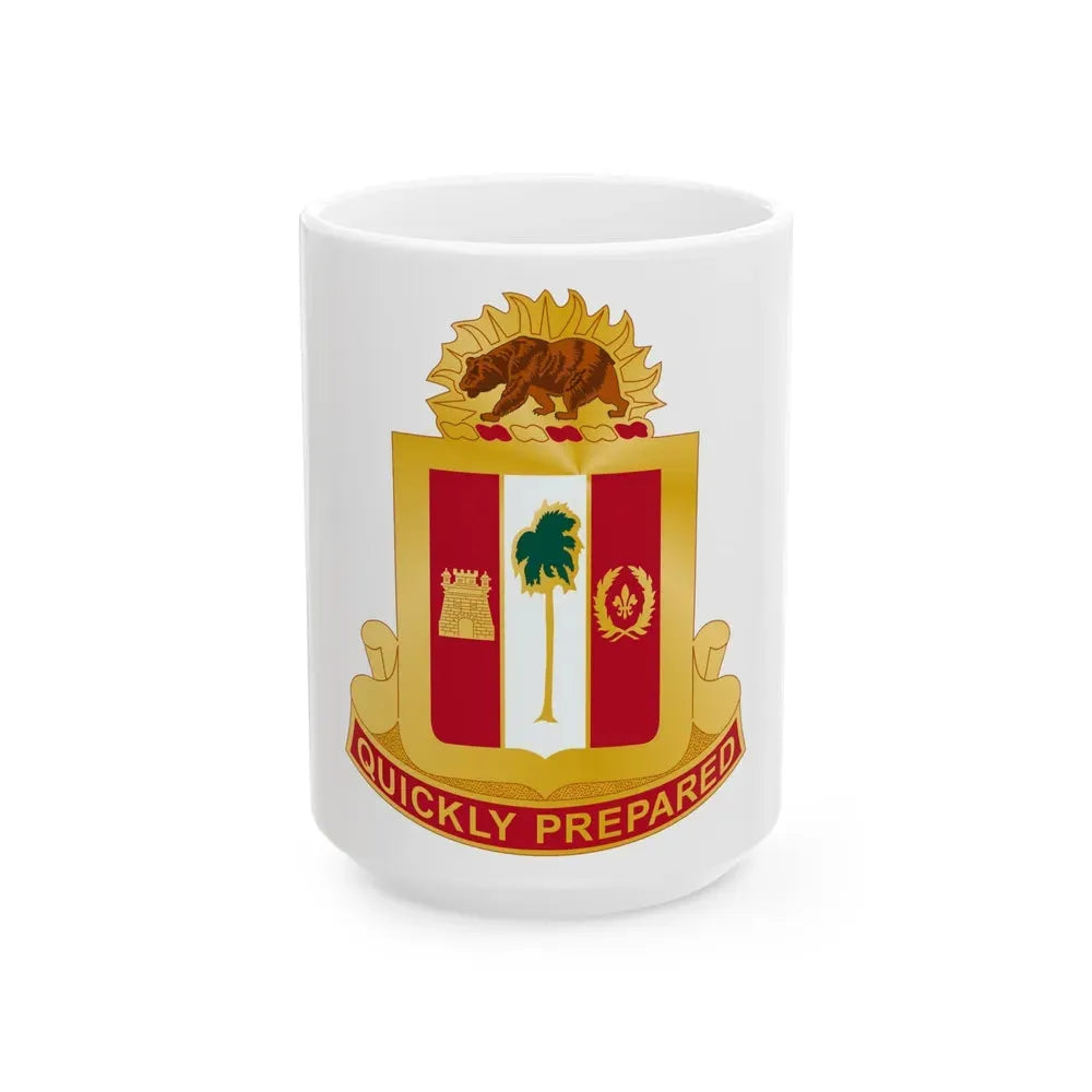 271st Antiaircraft Artillery Gun Battalion (U.S. Army) White Coffee Mug 15oz - Go Mug Yourself
