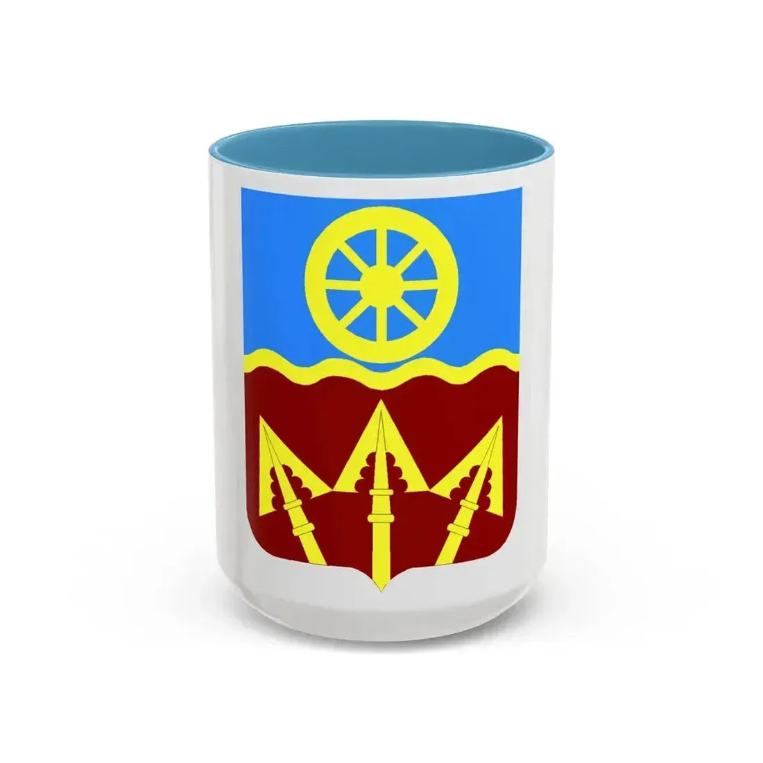 272 Transportation Battalion 2 (U.S. Army) Accent Coffee Mug 15oz Light Blue - Go Mug Yourself