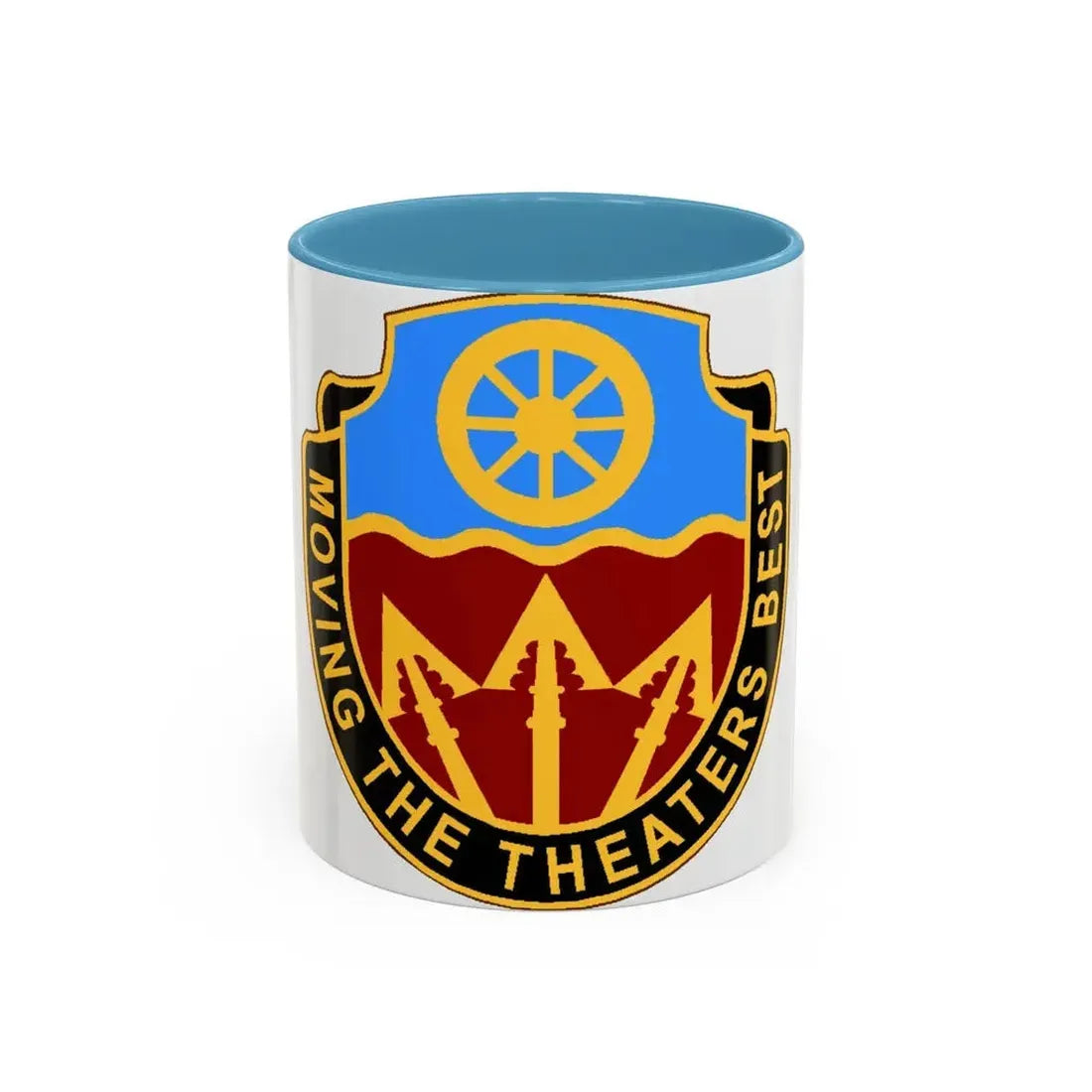 272 Transportation Battalion (U.S. Army) Accent Coffee Mug 11oz Light Blue - Go Mug Yourself