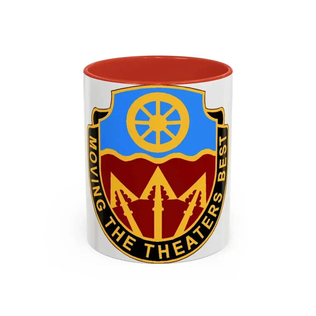 272 Transportation Battalion (U.S. Army) Accent Coffee Mug 11oz Red - Go Mug Yourself
