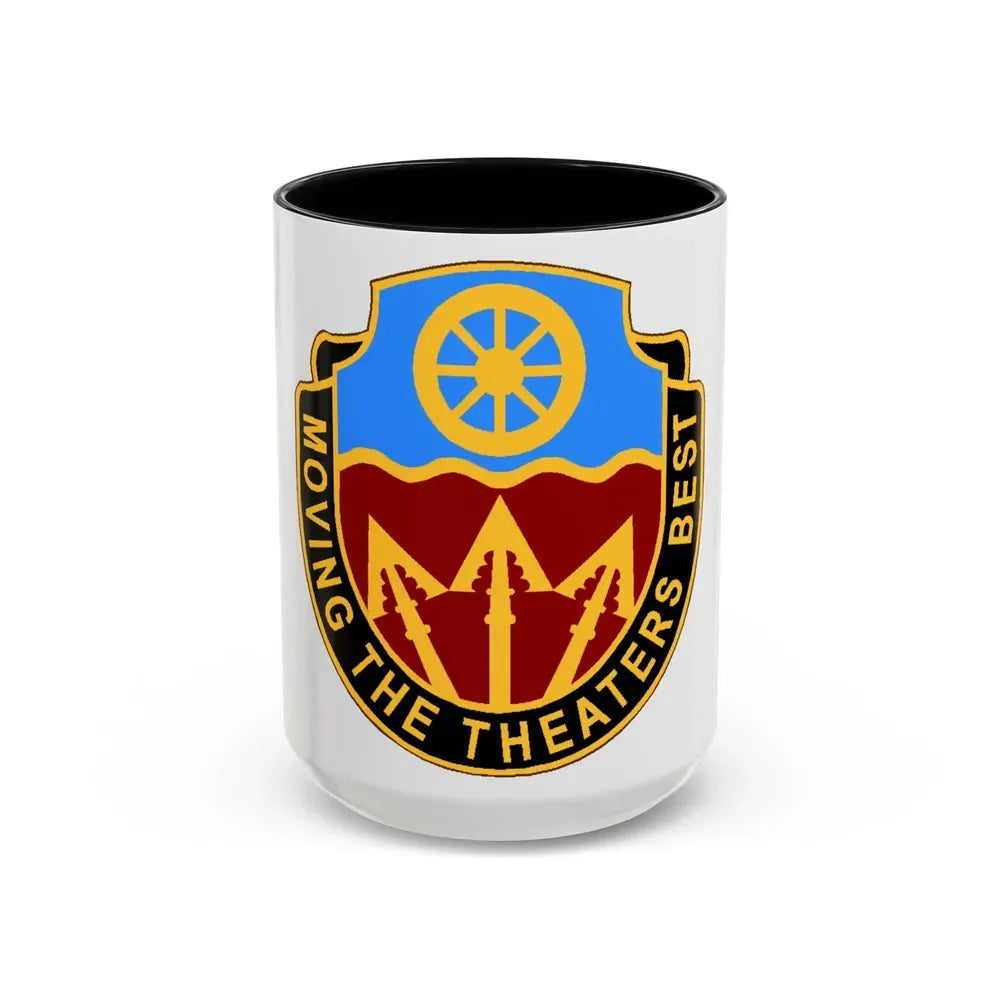 272 Transportation Battalion (U.S. Army) Accent Coffee Mug 15oz Black - Go Mug Yourself
