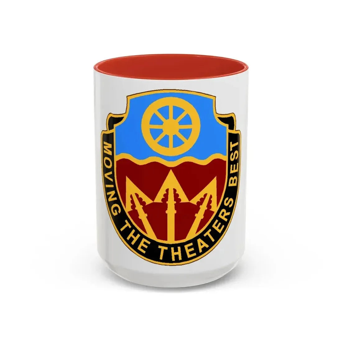 272 Transportation Battalion (U.S. Army) Accent Coffee Mug 15oz Red - Go Mug Yourself