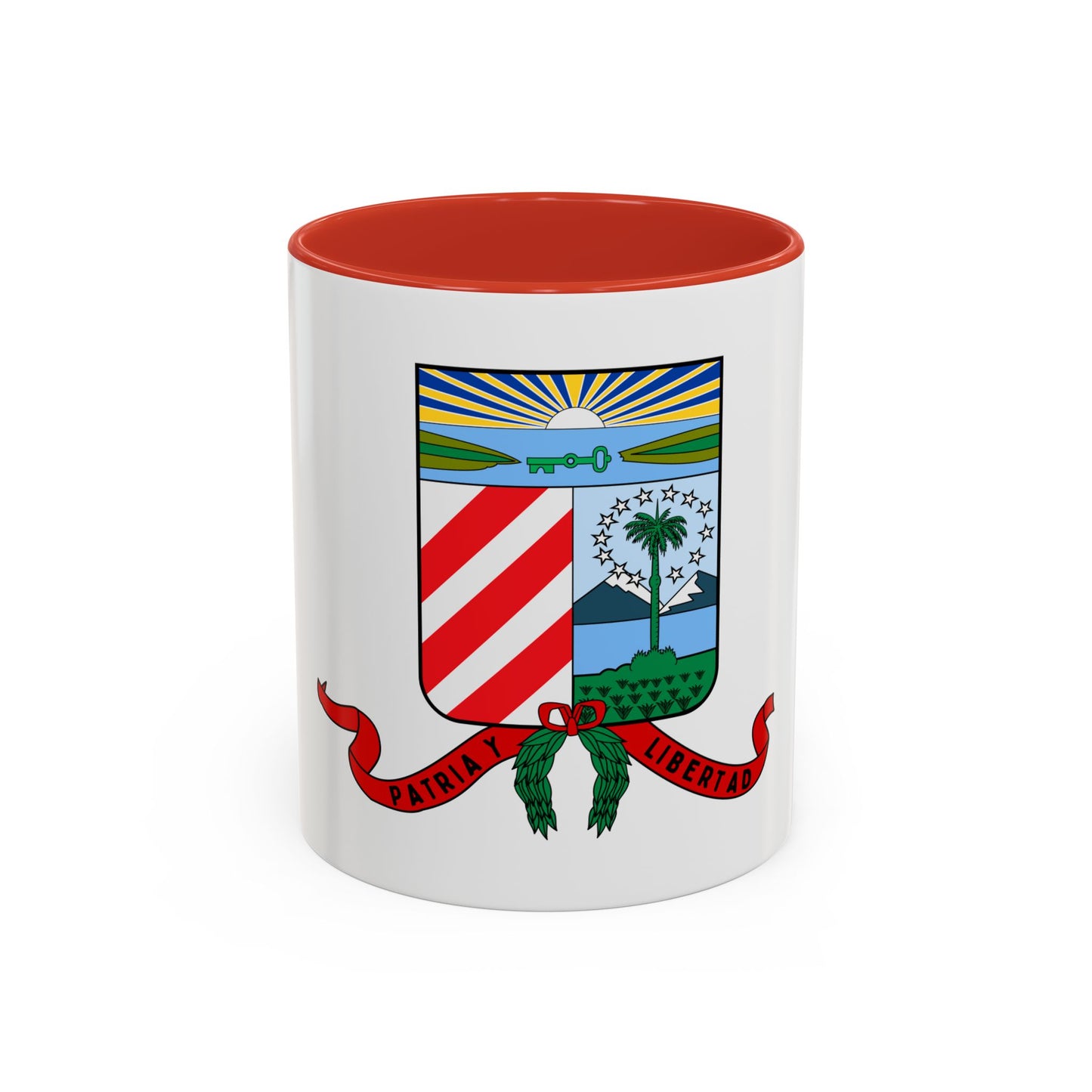 Coat of arms of the Cuban Filibuster Movement - Accent Coffee Mug