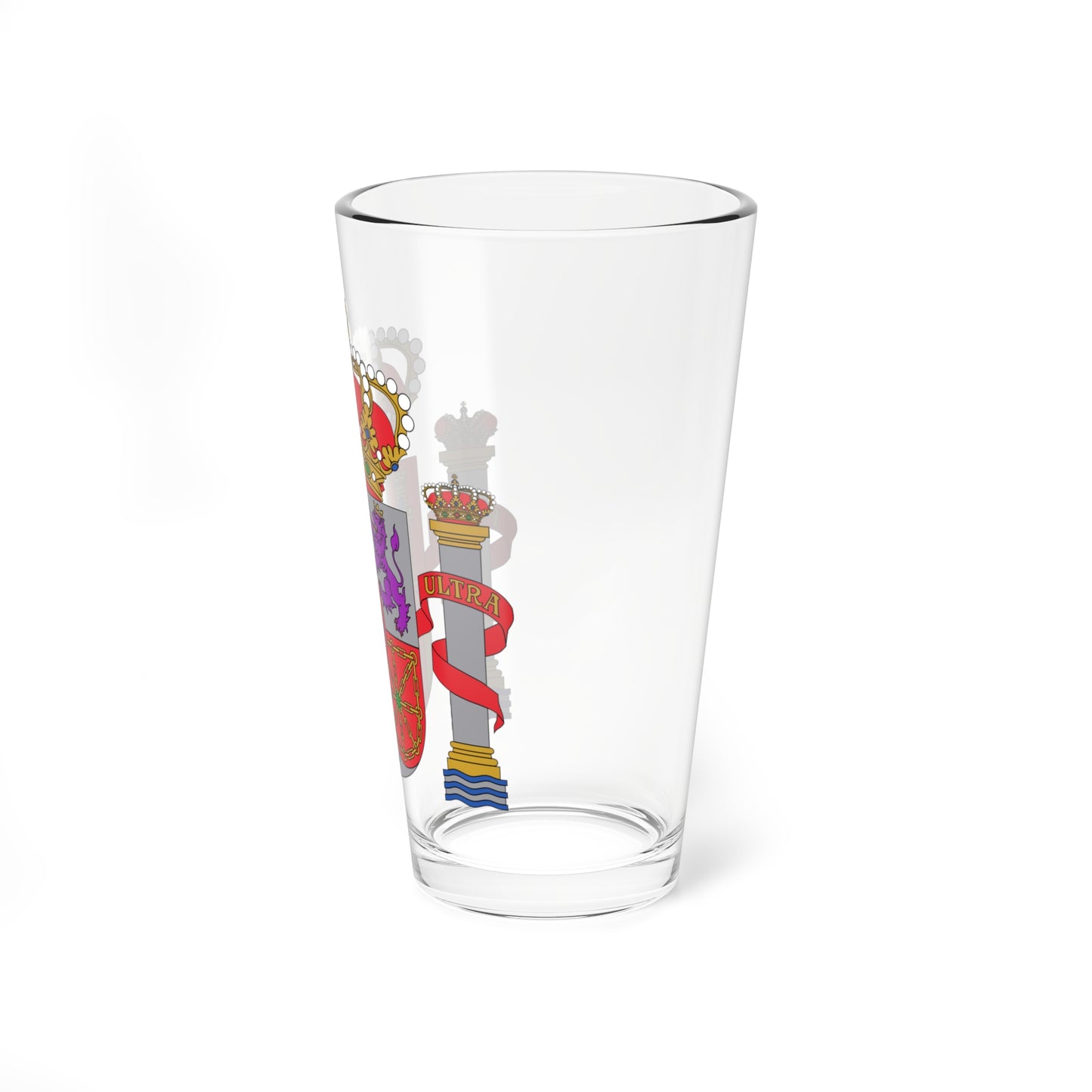 Escudo de España nuevo diseño (Spain) (Coat of Arms) Pint Glass 16oz