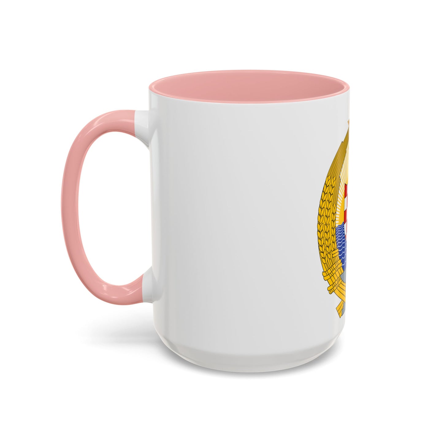 Coat of Arms of the Socialist Republic of Croatia - Accent Coffee Mug