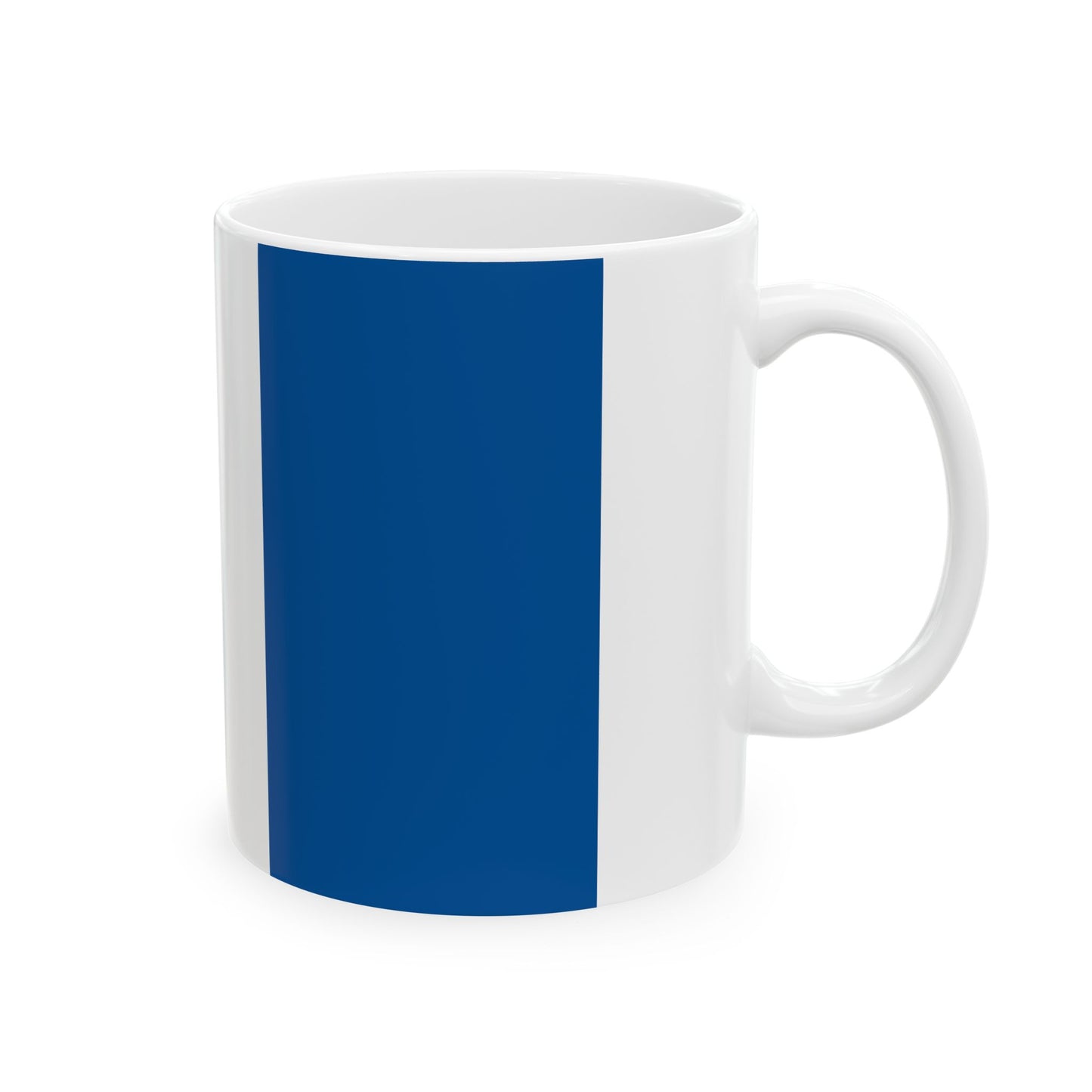 Querflagge Heilbronn (Germany) White Coffee Mug