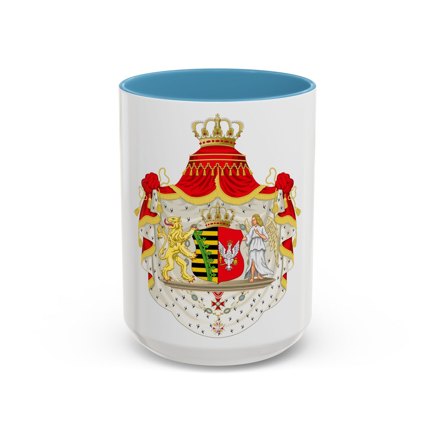 Grand Coat of Arms of Duchy of Warsaw - Accent Coffee Mug
