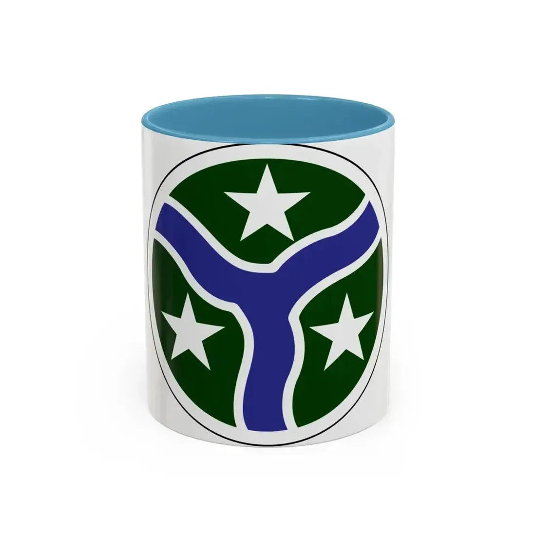 278th Armored Cavalry Regiment (U.S. Army) Accent Coffee Mug 11oz Light Blue - Go Mug Yourself