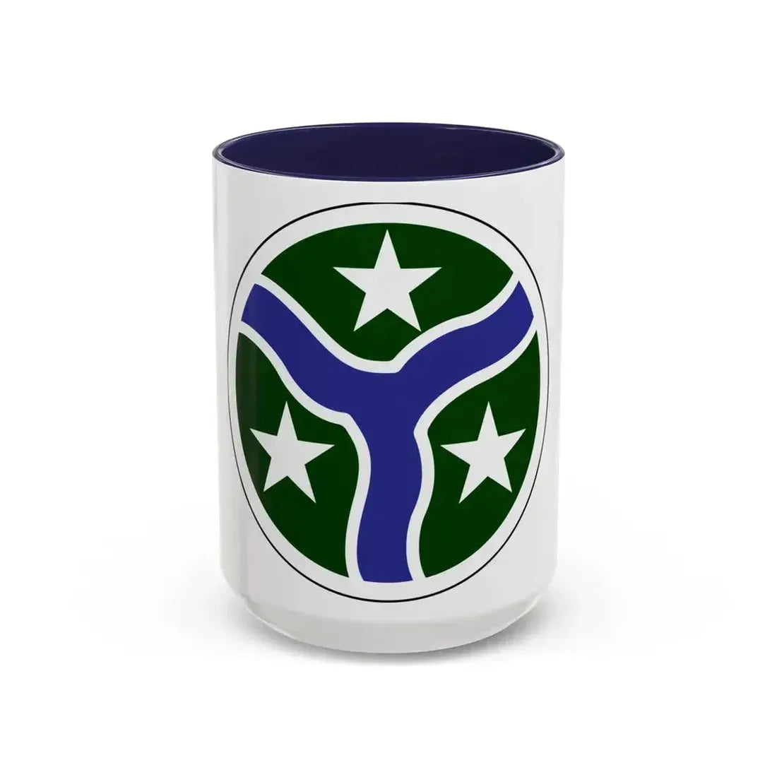 278th Armored Cavalry Regiment (U.S. Army) Accent Coffee Mug 15oz Navy - Go Mug Yourself