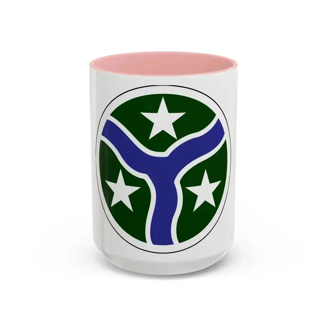 278th Armored Cavalry Regiment (U.S. Army) Accent Coffee Mug 15oz Pink - Go Mug Yourself