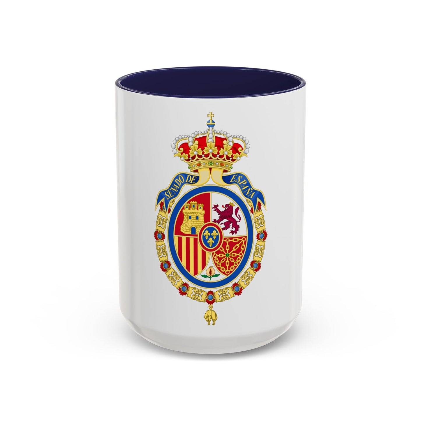 Coat of Arms of the Senate of Spain - Accent Coffee Mug