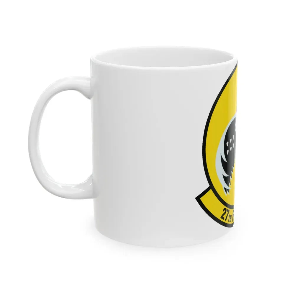 27th Fighter Squadron (U.S. Air Force) White Coffee Mug - Go Mug Yourself