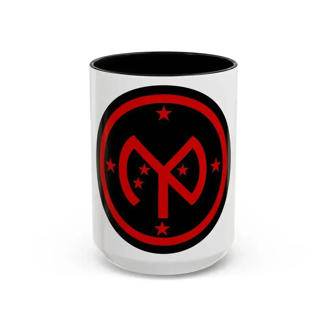 27th Infantry Division SSI (U.S. Army) Accent Coffee Mug 15oz Black - Go Mug Yourself