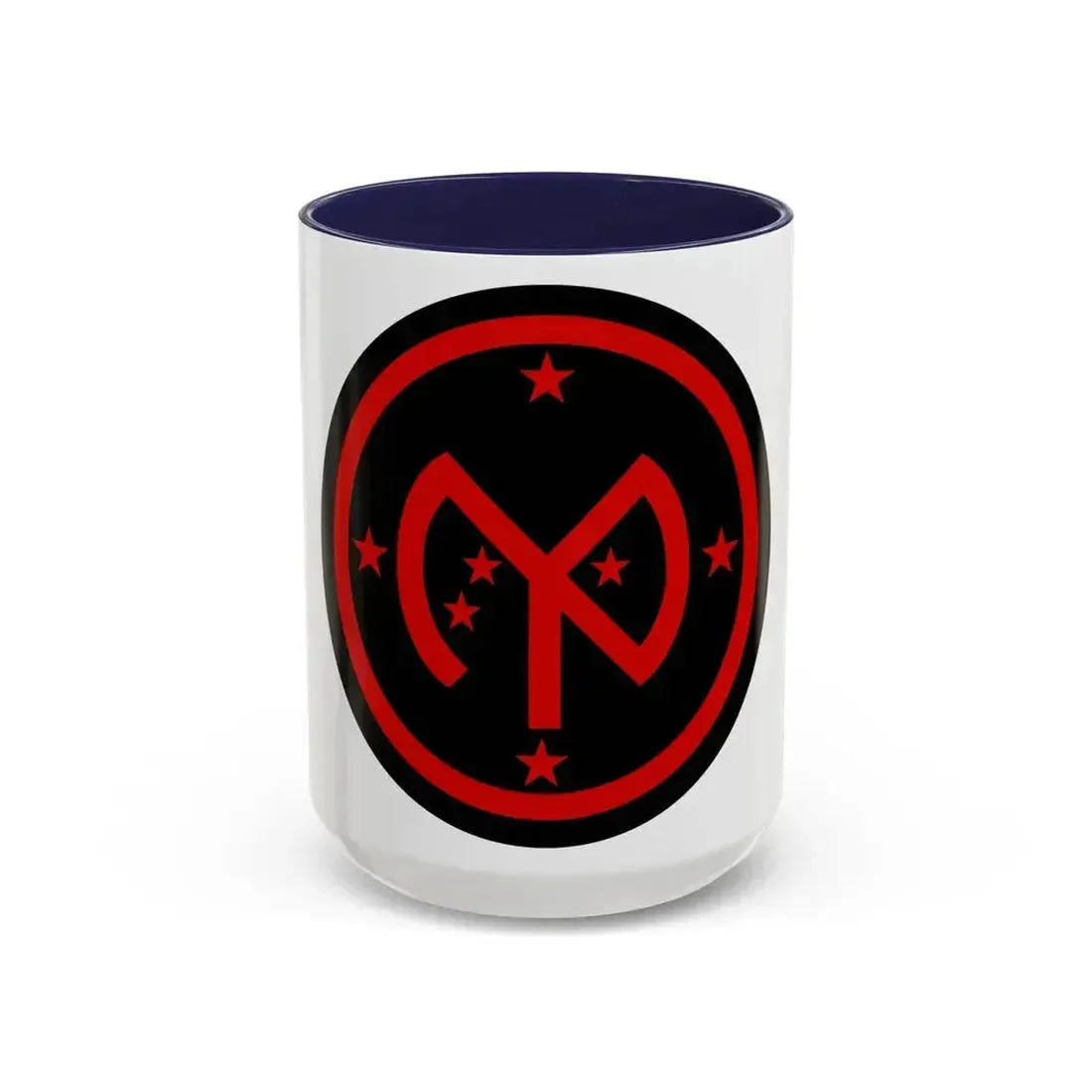 27th Infantry Division SSI (U.S. Army) Accent Coffee Mug 15oz Navy - Go Mug Yourself