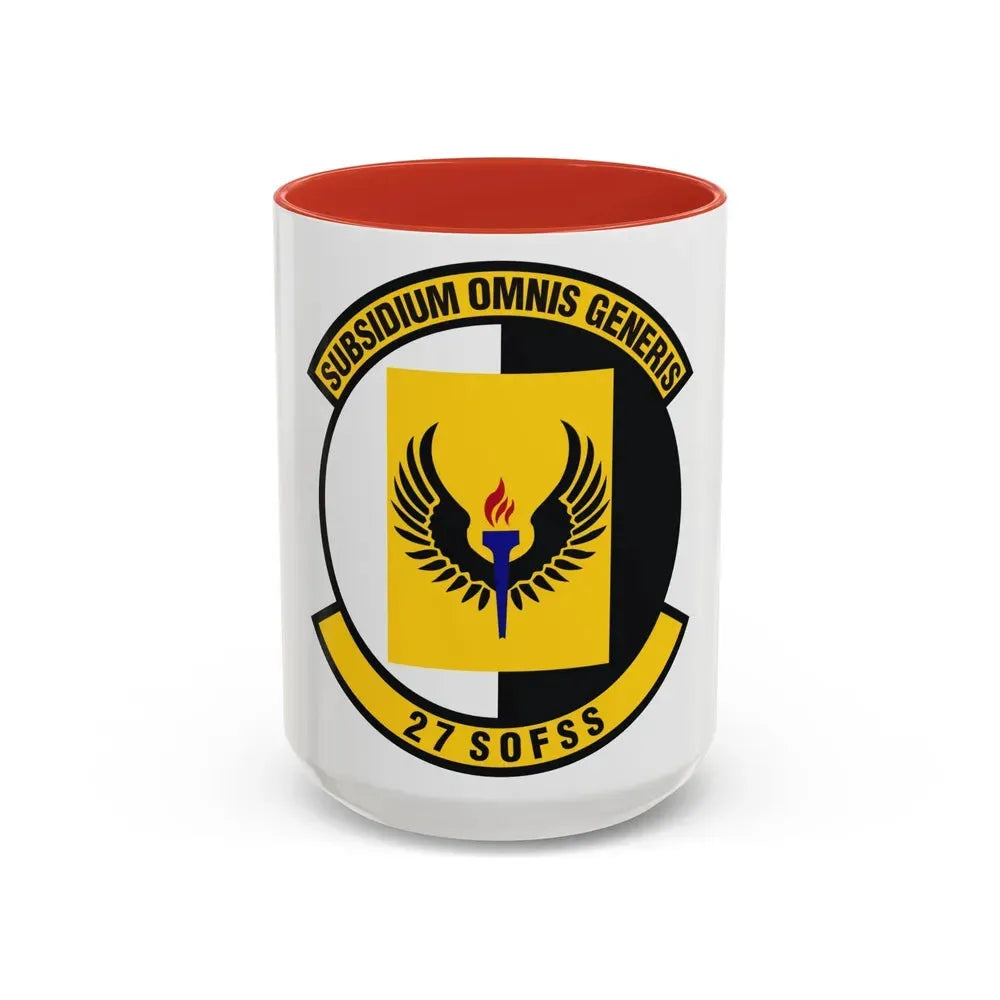 27th Special Operations Force Support Squadron (U.S. Air Force) Accent Coffee Mug - Go Mug Yourself