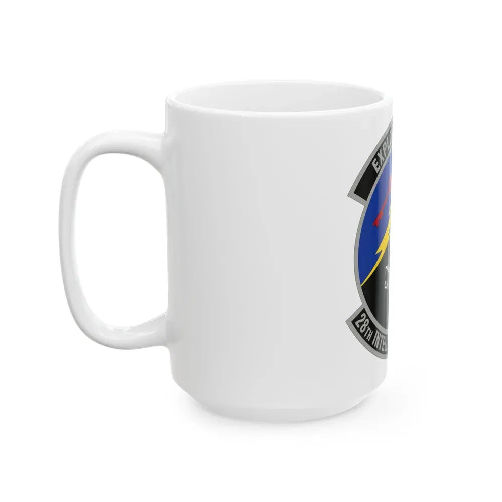 28 Intelligence Squadron AFRC (U.S. Air Force) White Coffee Mug - Go Mug Yourself