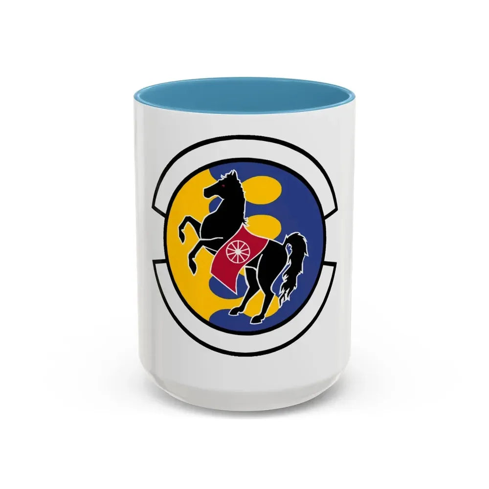 28 Logistics Readiness Squadron ACC (U.S. Air Force) Accent Coffee Mug 15oz Light Blue - Go Mug Yourself