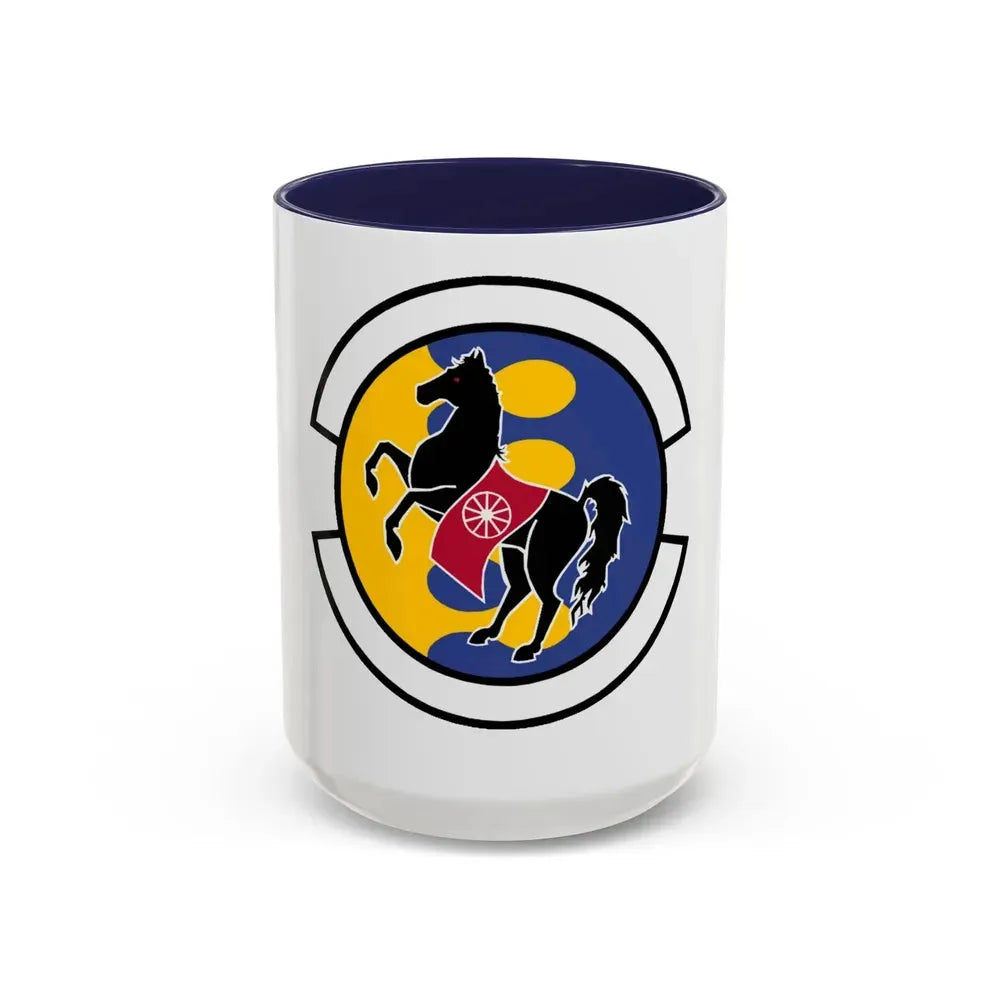 28 Logistics Readiness Squadron ACC (U.S. Air Force) Accent Coffee Mug 15oz Navy - Go Mug Yourself