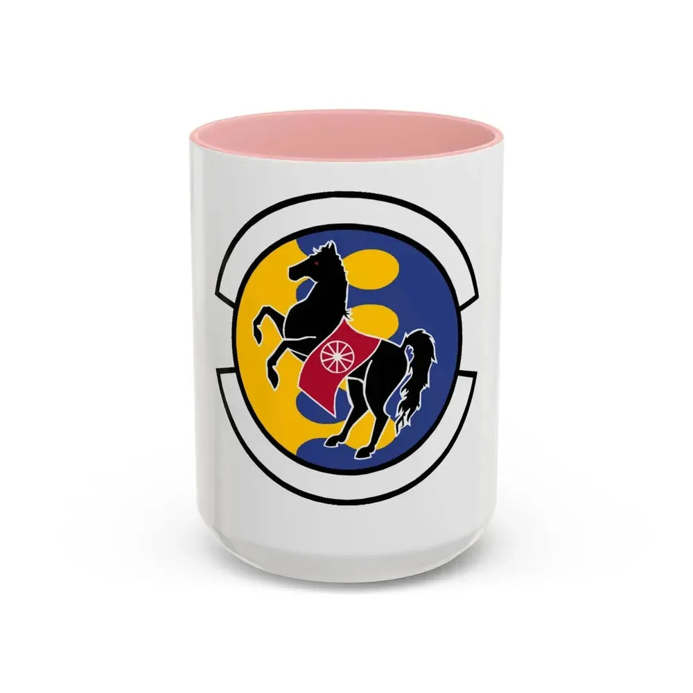 28 Logistics Readiness Squadron ACC (U.S. Air Force) Accent Coffee Mug 15oz Pink - Go Mug Yourself