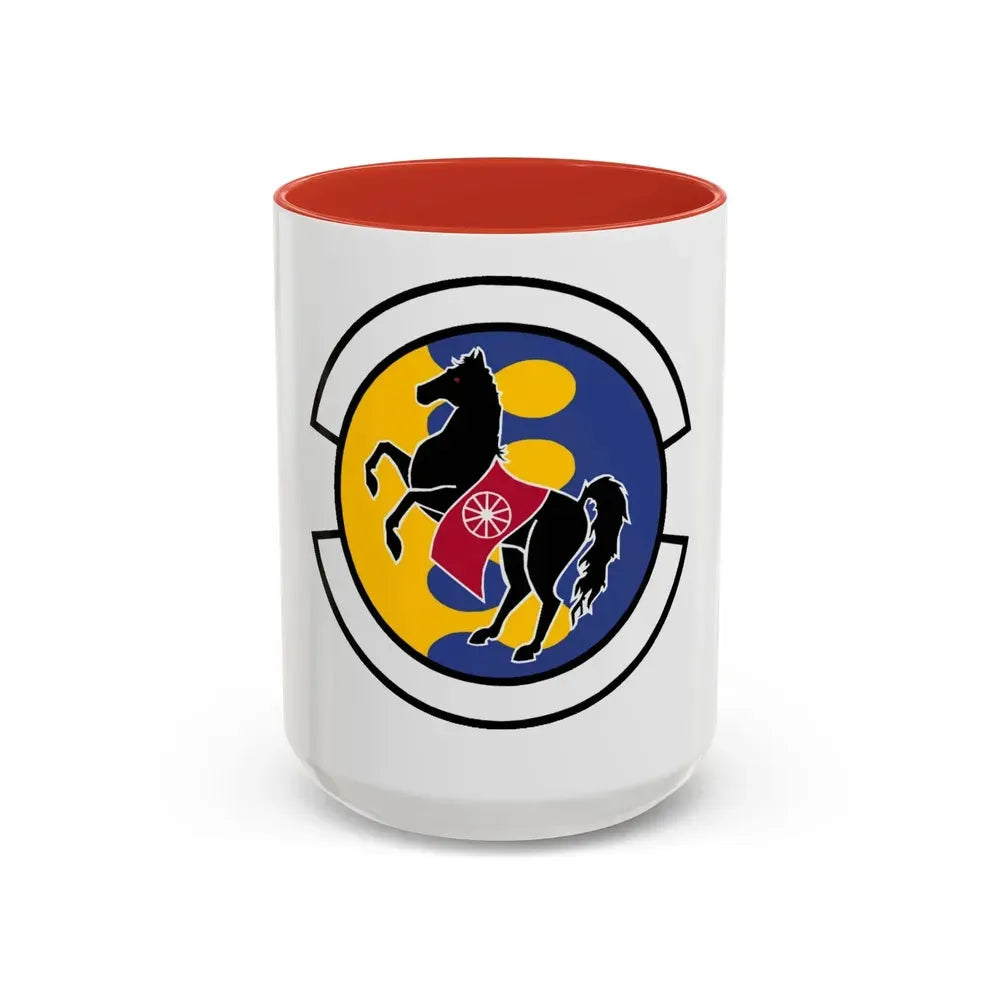 28 Logistics Readiness Squadron ACC (U.S. Air Force) Accent Coffee Mug 15oz Red - Go Mug Yourself