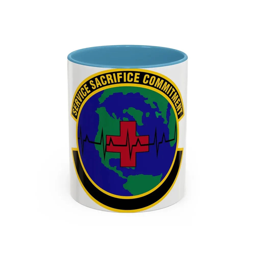 28 Operational Medical Readiness Squadron AFGSC (U.S. Air Force) Accent Coffee Mug 11oz Light Blue - Go Mug Yourself