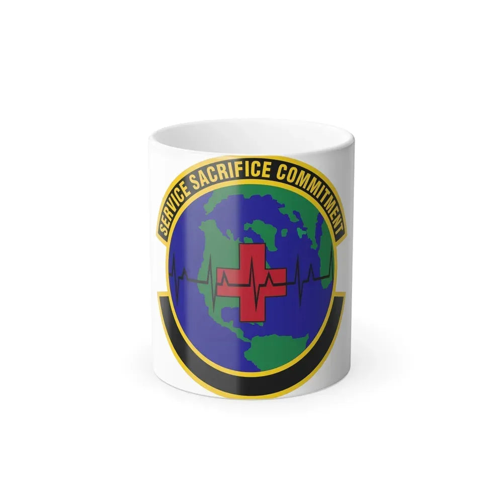 28 Operational Medical Readiness Squadron AFGSC (U.S. Air Force) Color Changing Coffee Mug 11oz - Go Mug Yourself