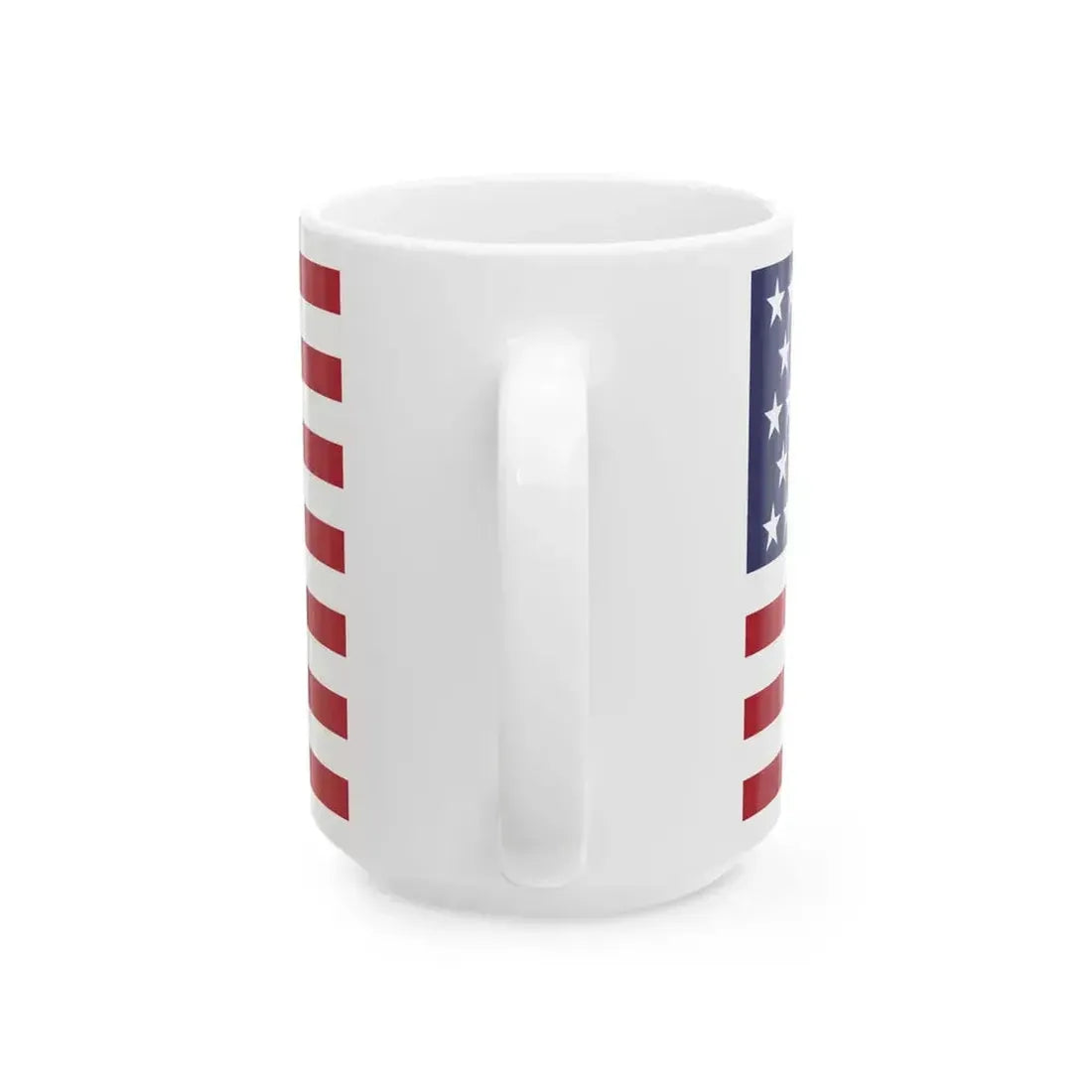 28 Star US Flag 2001 GWB inauguration (United States) White Coffee Mug - Go Mug Yourself