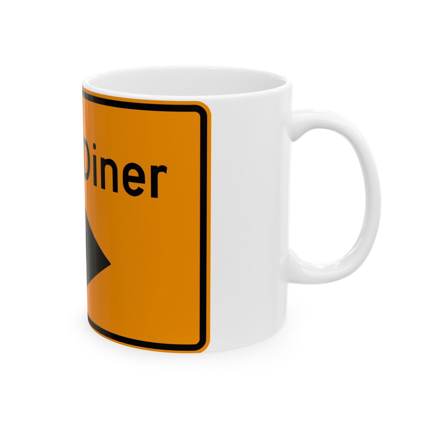 Virginia M4-V6aR (Virginia) (Road Sign) White Coffee Mug-Go Mug Yourself