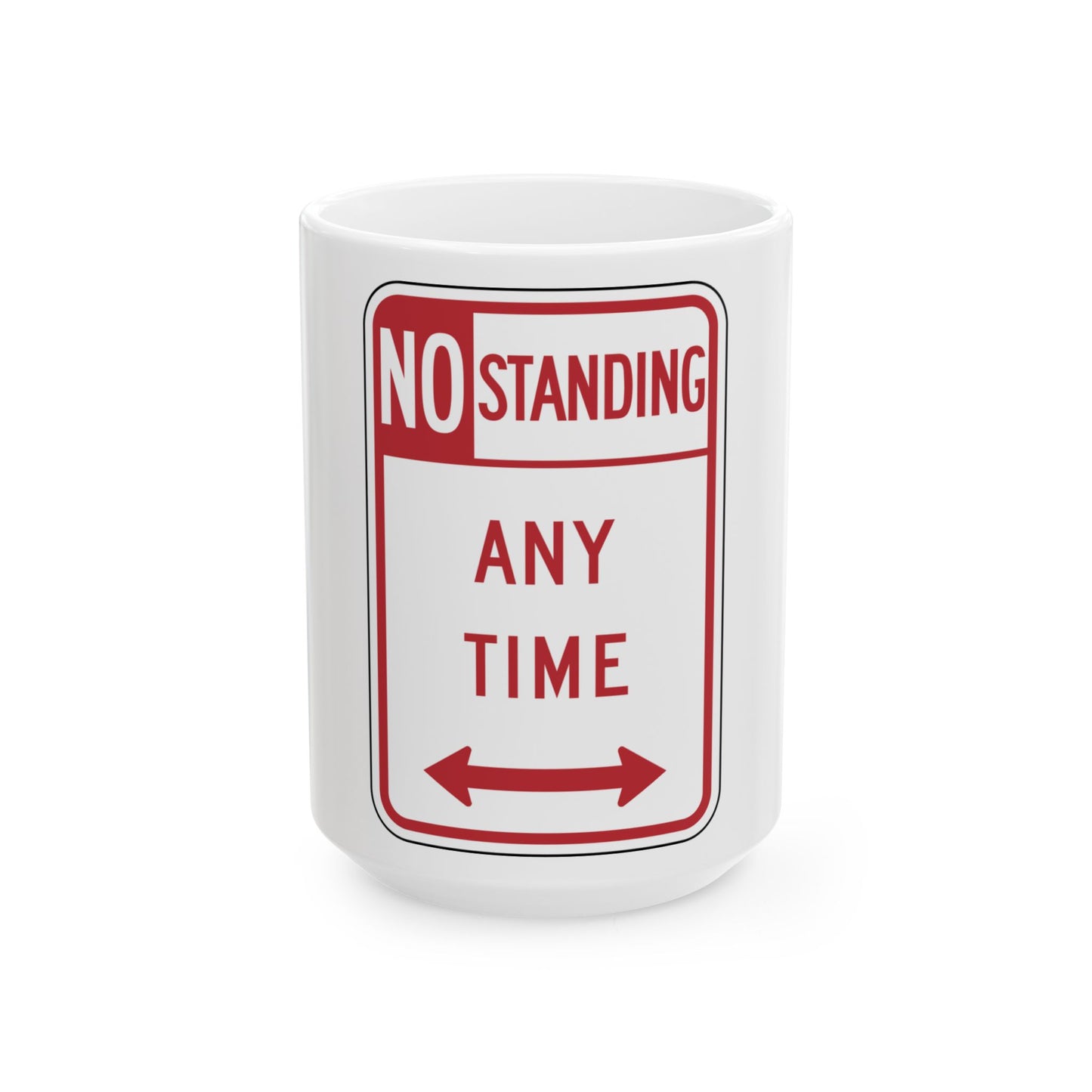 NYSDOT NYP1-5 (New York) (Road Sign) White Coffee Mug