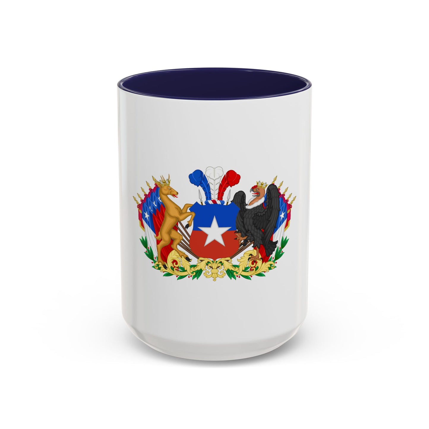 Greater Coat of Arms of Chile (1834-1920) - Accent Coffee Mug