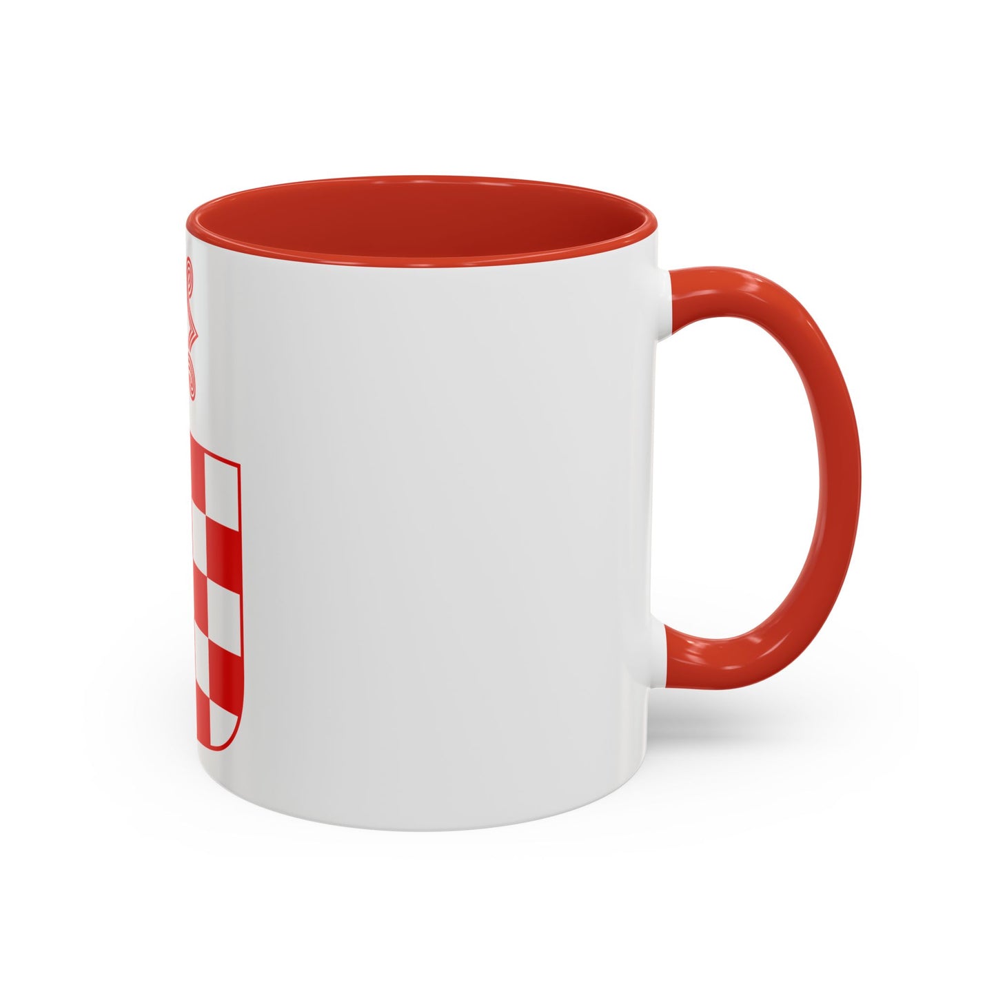 Coat of arms of the Independent State of Croatia - Accent Coffee Mug