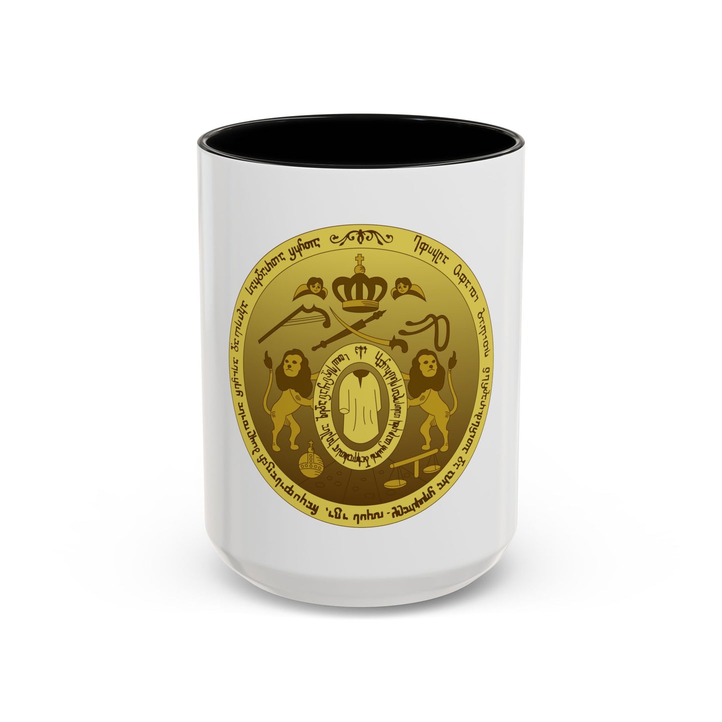 Coat of arms of Kingdom of Kartli-Kakheti - Accent Coffee Mug